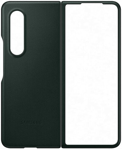 Samsung Galaxy Z Fold3 Leather Cover - Official Samsung Case - Green