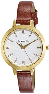 Sonata Analog Multi Color Dial Women's Watch NL8141YL01