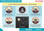 Load image into Gallery viewer, Magma Glass Top 2 Burners Gas Stove, Manual Ignition, Black
