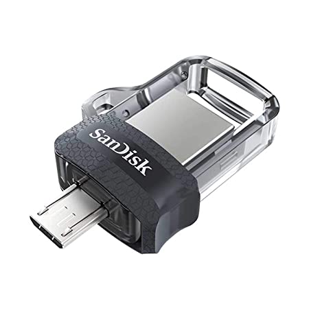 Open Box, Unused SanDisk Ultra Dual 64 GB USB 3.0 OTG Pen Drive Black Pack of 2