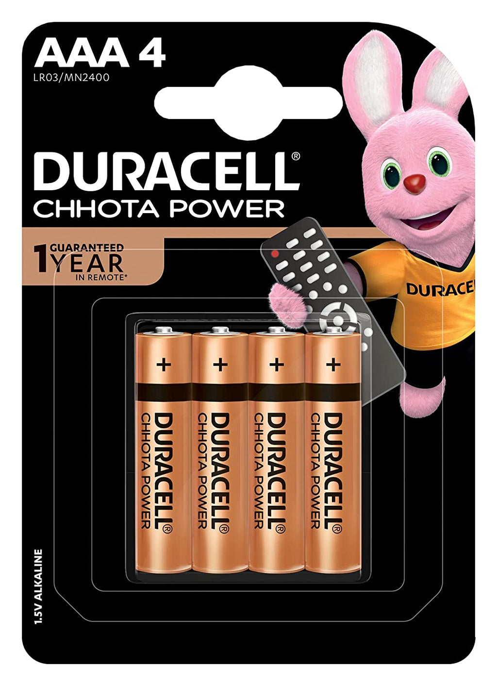 Duracell Chhota Power Alkaline AAA Batteries (Pack of 6) - Total 24 Cell