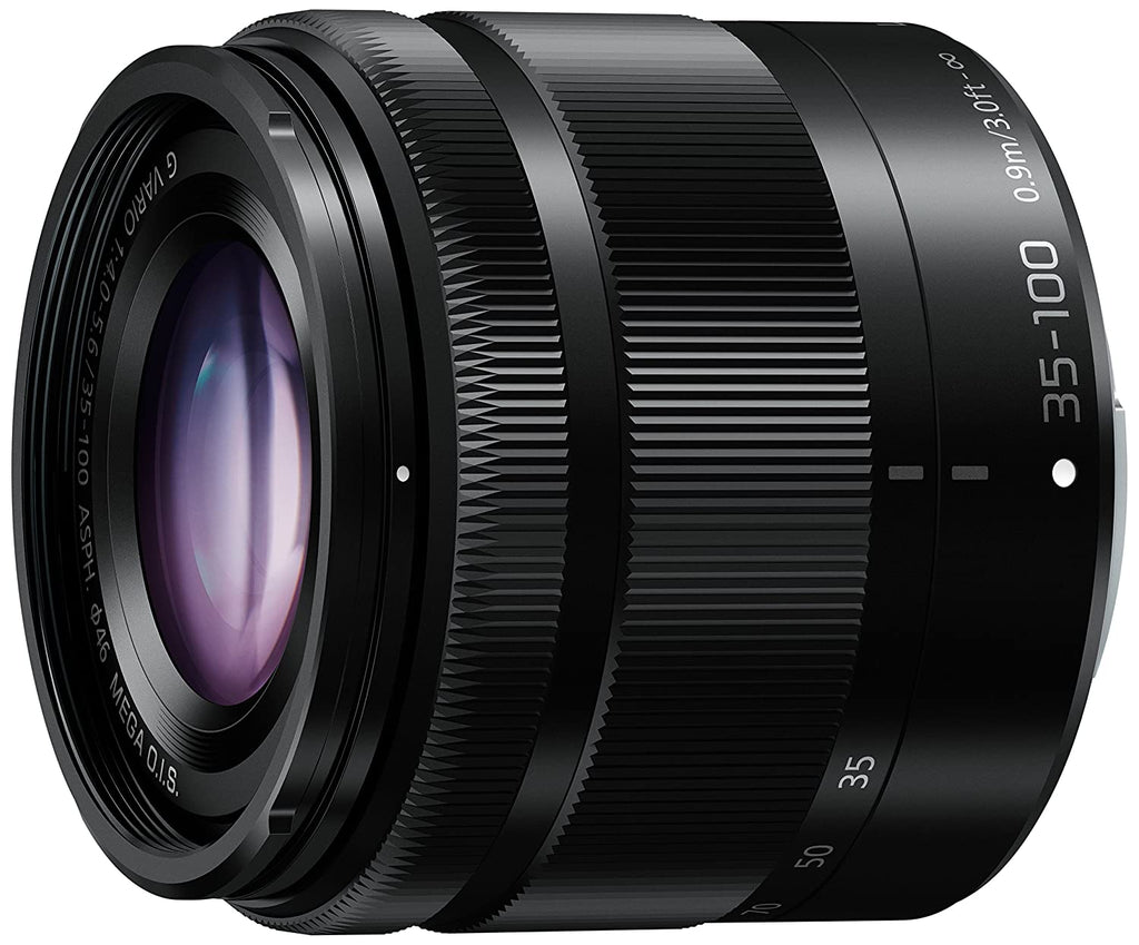 PANASONIC LUMIX G Vario Lens, 35-100mm, F4.0-5.6 ASPH., Mirrorless Micro Four Thirds, MEGA Optical I.S., H-FS35100K