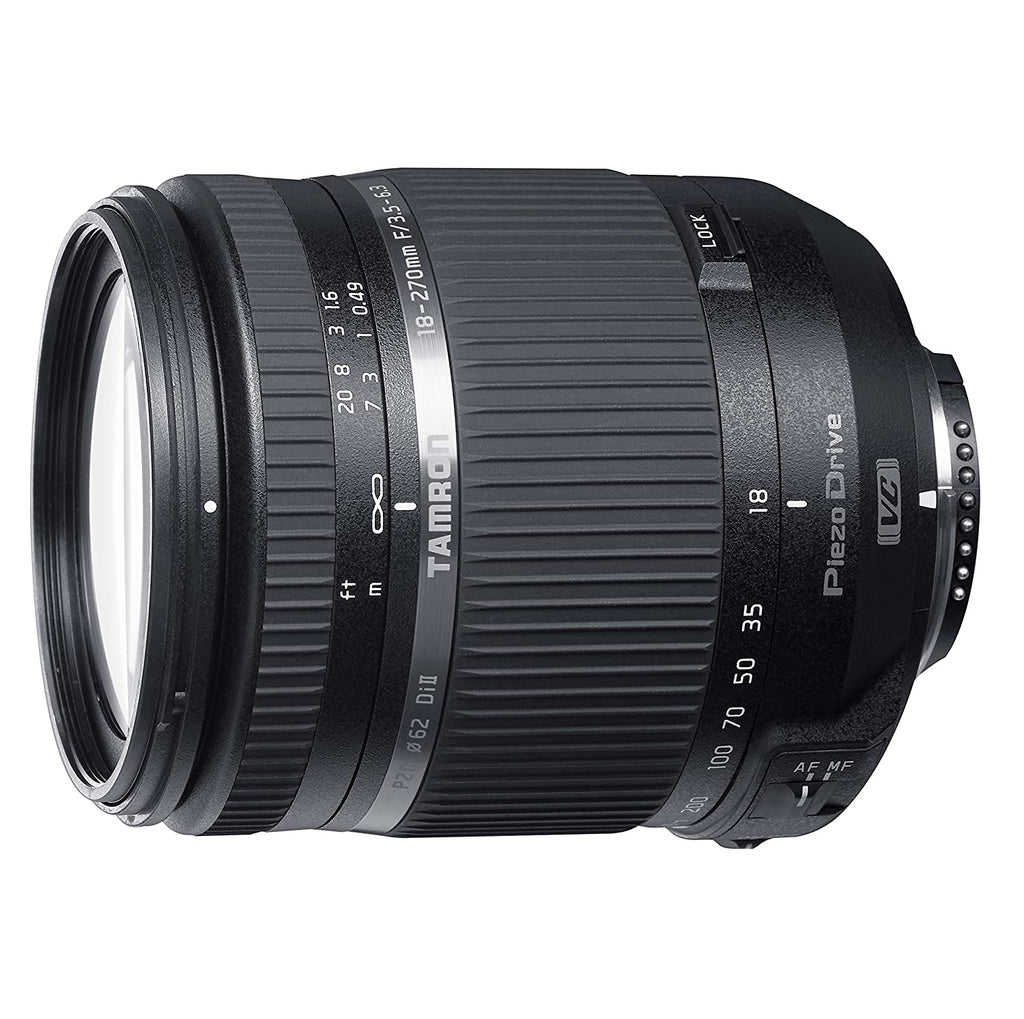 Detec™ Tamron B008TSE 18-270mm F/3.5-6.3 DiII VC PZD Lens for Canon DSLR Camera (Black)