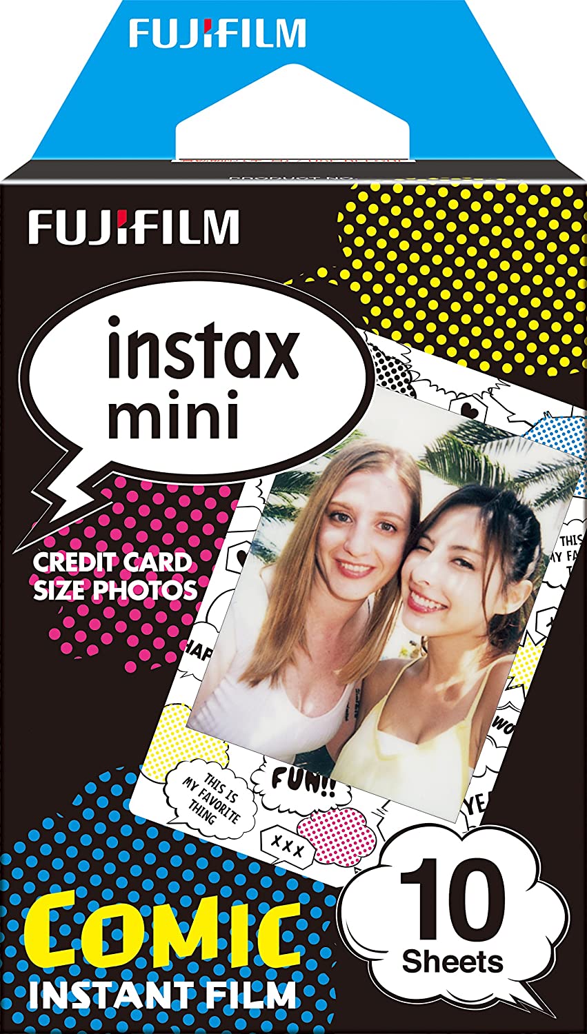Papier photo instantané FUJIFILM Instax Mini Comic (x10) Fuji en  multicolore