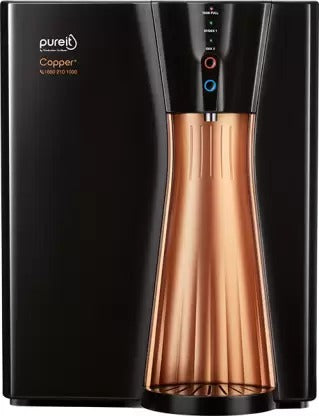 Open Box, Unused Pureit by HUL Copper+Mineral RO+UV+MF 8 L RO + UV Water Purifier with Copper Charge Technology