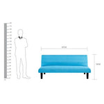 Load image into Gallery viewer, Detec™Vector Sofa Cum Bed in Sky Blue
