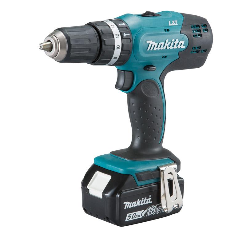 Makita DHP453SYE Cordless Hammer Driver Drill Charger