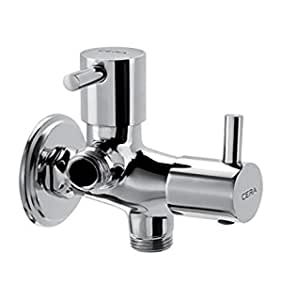 Cera 2 Way Angle Cock With Wall Flange Garnet Faucets F2002211