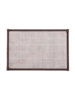 Load image into Gallery viewer, Detec™ Hosta Leatherite Rectangular Table Place Mats (Pack of 6) in Brown Color
