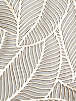 Load image into Gallery viewer, Detec™ Hosta Modern Leaf Design Leatherite Rectangular Table Place Mats in Gold Color
