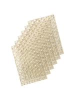 Load image into Gallery viewer, Detec™ Hosta Geometric Golden Shaped Leatherite Rectangular Table Place Mats
