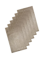 Load image into Gallery viewer, Detec™ Hosta Set of 6 Reversible Gold Leatherite Rectangular Table Mats for Dining Table
