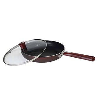 Nirlep Selec+ 24 Cm Non Stick Induction Fry Pan with Lid 3 mm