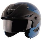Load image into Gallery viewer, Detec™ Open Face Helmet with Peak Cap and Extra Clear Visor 
