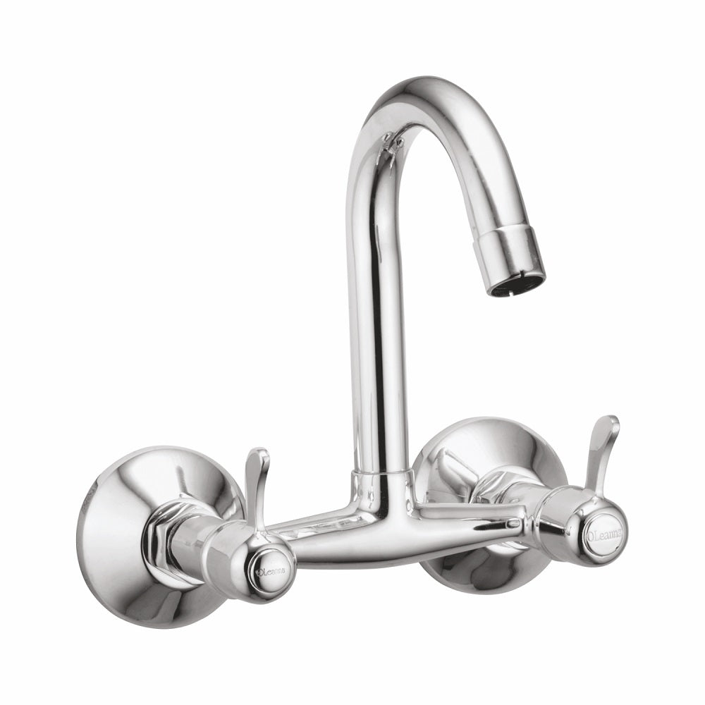 Oleanna Magic Brass Sink Mixer With Wall Flange