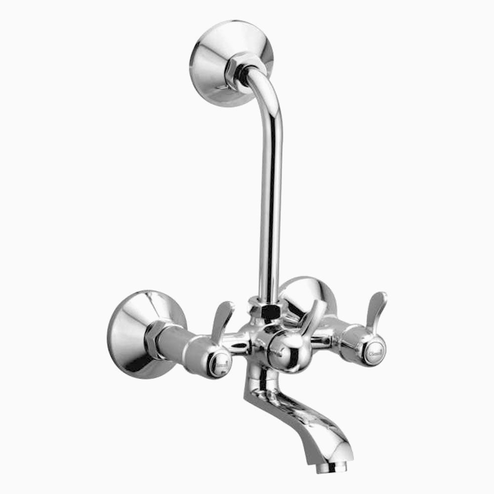 Oleanna Magic Brass Wall Mixer With L Bend