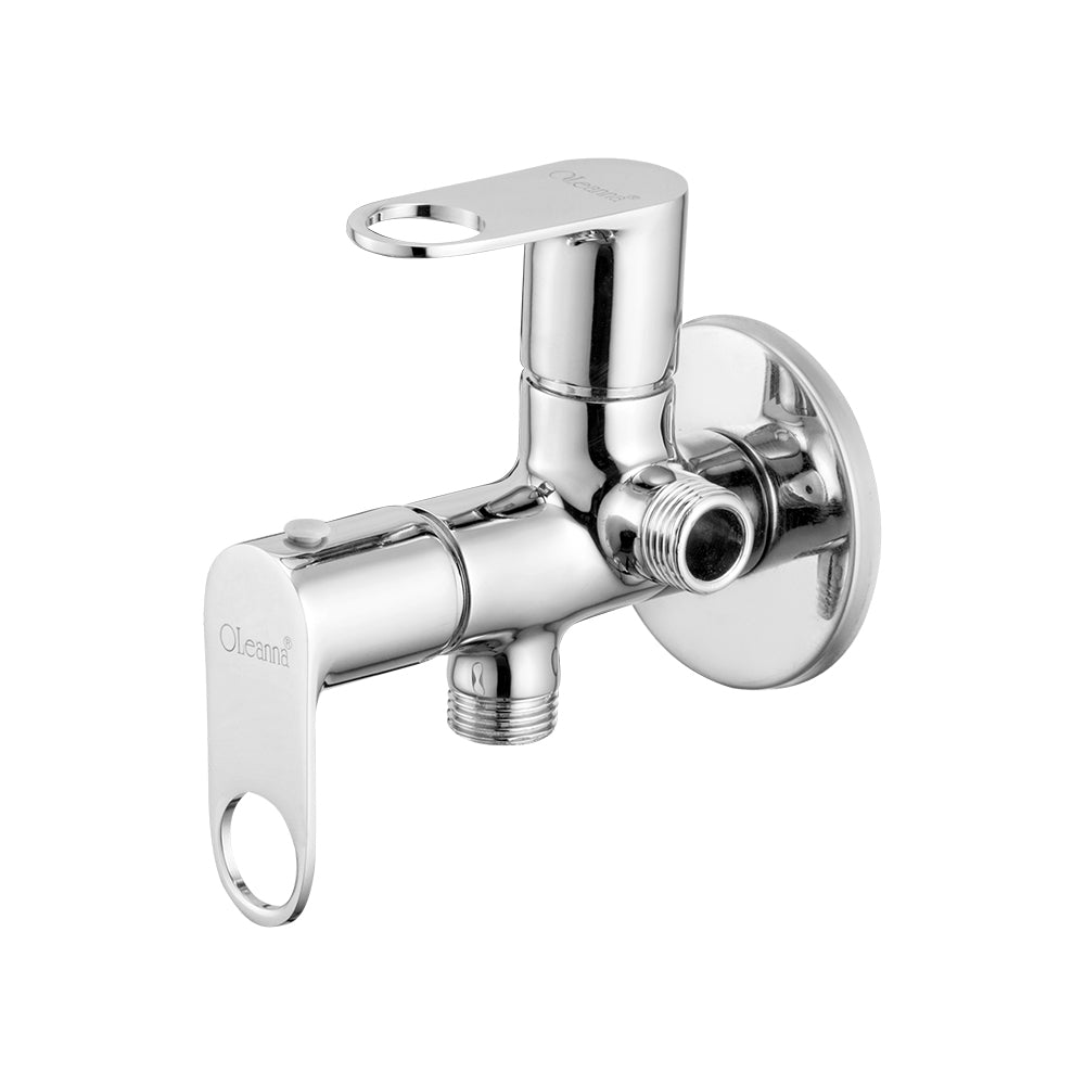 Oleanna Prime Brass 2 In 1 Angle Piece With Wall Flange