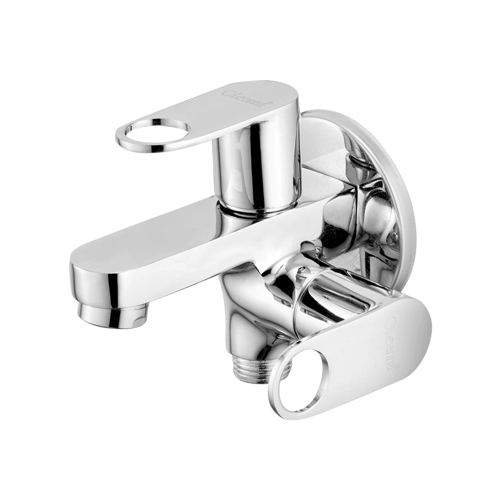 Oleanna Prime Brass 2 In 1 Bib Piece With Wall Flange