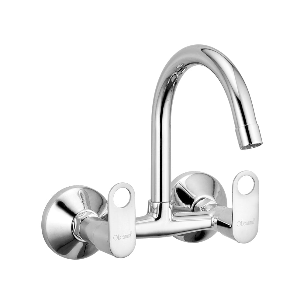 Oleanna Prime Brass Sink Mixer With Wall Flange