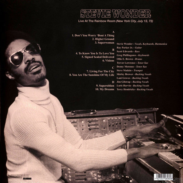 Stevie Wonder Live At The Rainbow Room Nyc 1973 Lp