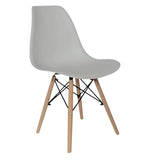 Load image into Gallery viewer, Detec™ Dining Chair Wood Base Plastic Cafeteria Chair - Multicolor
