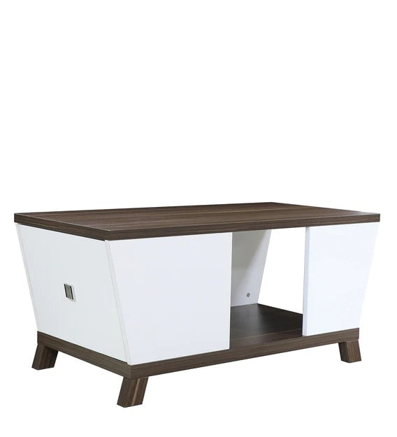 Detec™ Coffee Table in Cairo Walnut & Frosty White Finish