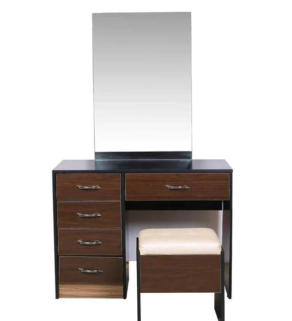 Detec™ Dressing Table with Stool - Brown Color