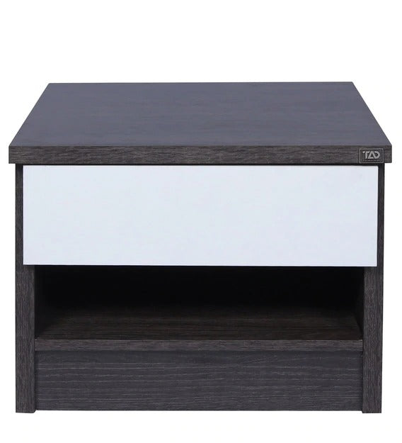 Detec™ Nightstand With Drawer - Charcoal & Belevedere Oak Finish