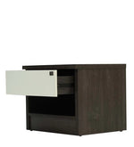 Load image into Gallery viewer, Detec™ Nightstand With Drawer - Charcoal &amp; Belevedere Oak Finish
