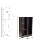 Load image into Gallery viewer, Detec™ 6 Cube Book Shelf - Wenge Finish
