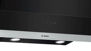 Bosch 4 wall-mounted cooker hood60 cm clear glass black printed DWK065G60I