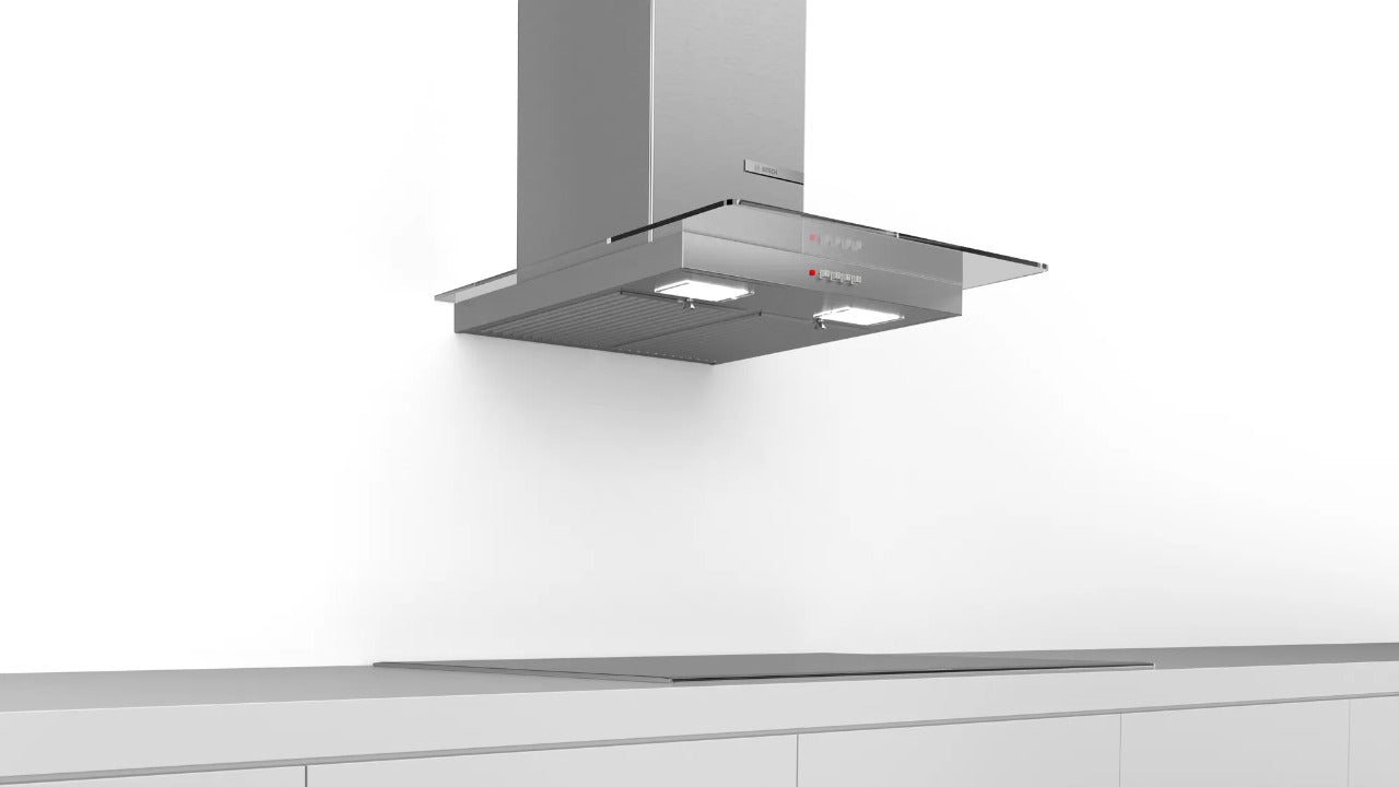 Bosch 2 wall-mounted cooker hood60 cm clear glass DWG068D50I