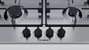 Bosch 4 Gas hob60 cm Stainless steel PGH6B5B60I
