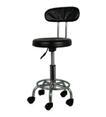 Load image into Gallery viewer, Detec™ Barstool in Black Colour With Leatherette Material
