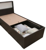 Load image into Gallery viewer, Detec™ Single Bed with Storage in Wenge Finish
