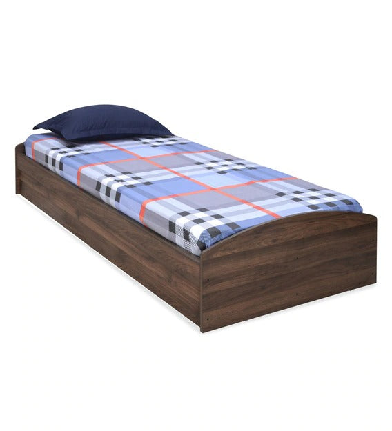 Detec™ Single Bed with Storage in Walnut Finish