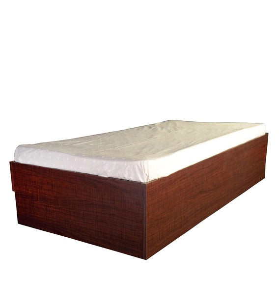 Detec™ Single Size Bed with Drawer Storage in Suede Finish