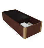Load image into Gallery viewer, Detec™ Single Bed with Storage in Teak Finish

