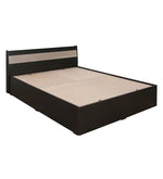 Load image into Gallery viewer, Detec™ Queen Size Bed with Storage in Wenge Finish
