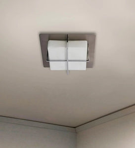 Detec Piquette Chrome Solid Metal Ceiling Light 