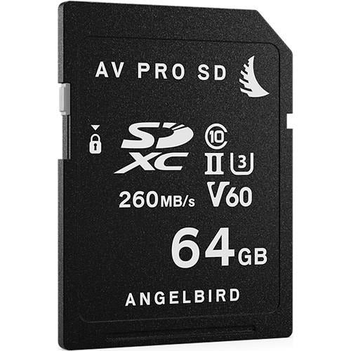 Angelbird 64gb Av Pro Mk2 V60 Uhs-ii Sdxc Memory Card