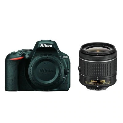 Open Box, Unused  Nikon D5500 DSLR Camera Body with Single Lens DX A 18-55 mm F