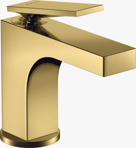 AXOR Citterio Single lever basin mixer 90 with lever handle for hand washbasins with pop-up waste set Polished Gold Optic 39022990