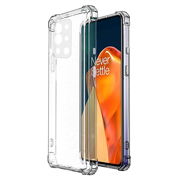 Open Box, Unused Amazon Brand - Solimo Back Cover for OnePlus 9R (Soft & Flexible Back case) Transparent
