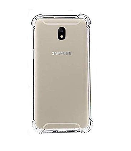Open Box, Unused Amazon Brand - Solimo Mobile Cover (Soft & Flexible Shockproof Back Cover with Cushioned Edges)Transparent for Samsung Galaxy J5 Pro