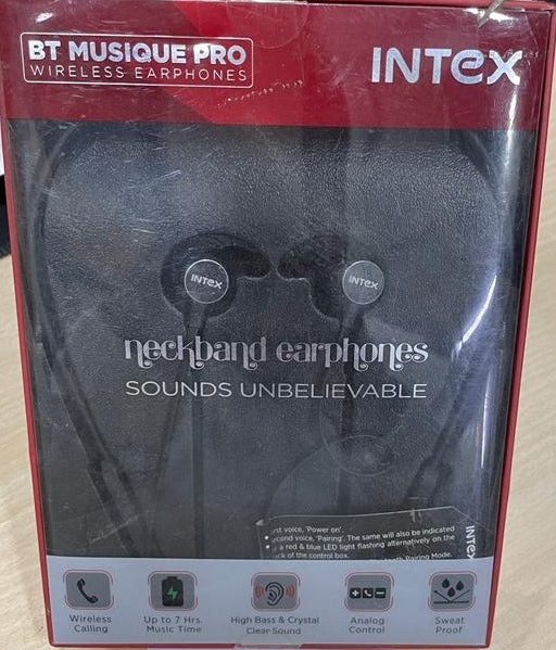 Open Box, Unused Intex BT MUSIQUE Pro Bluetooth Headset