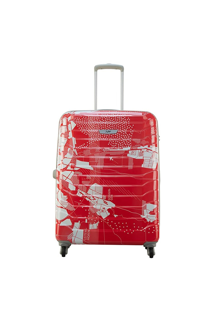 Open Box, Unused Skybags Trooper 65 Cms Polycarbonate Red