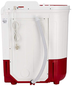 Open Box, Unused Whirlpool 7 Kg 5 Star Semi-Automatic Top Loading Washing Machine (SUPERB ATOM 7.0, Corel Red, TurboScrub Technology)