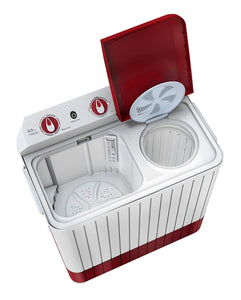 Open Box, Unused White Westinghouse 6 Kg Semi-Automatic Top Loading Washing Machine (CSW6000, Maroon)