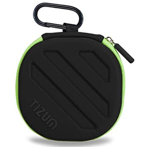 Open Box Unused Tizum Earphone Carrying Case - Multi Purpose Pocket Storage with Carabinr Hook